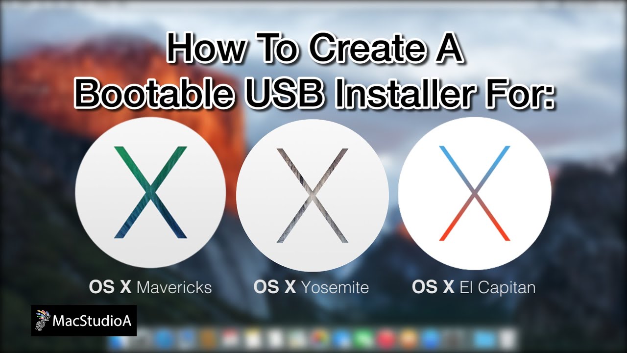 Create bootable usb os x
